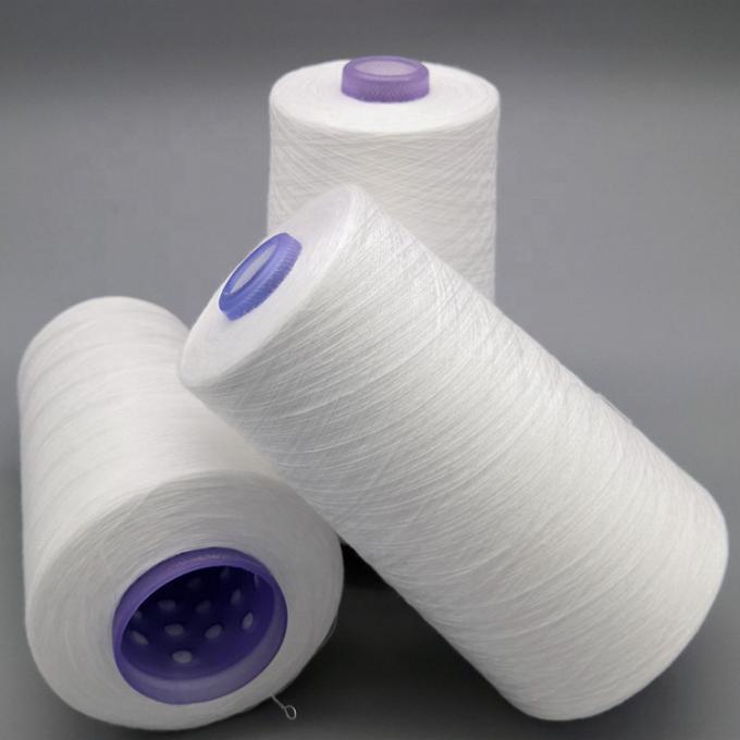 20S/2 Recycled Polyester Spun Yarn S/Z Twist Raw Pattern For Sewing